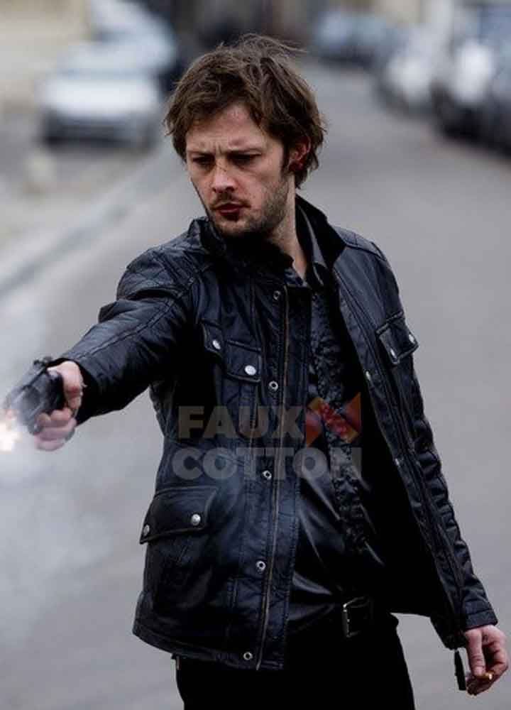 Braquo Nicolas Duvauchelle Leather Jacket